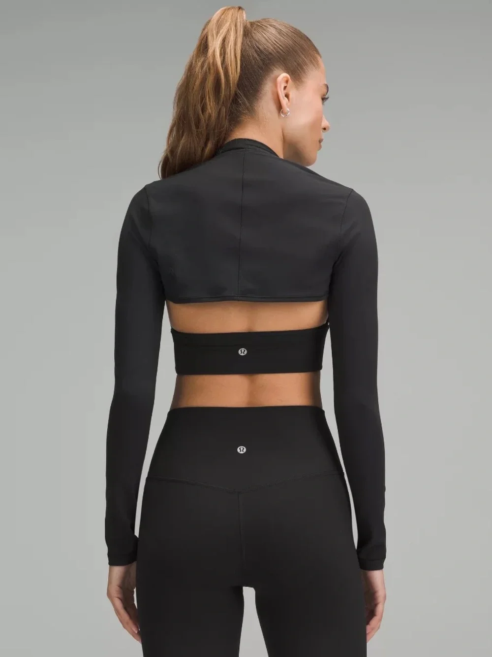 NEW Lululemon Nulu Long-Sleeve Yoga Shrug Black